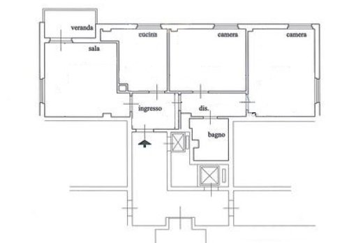 Planimetria Appartamento - Via Costanza n. 11