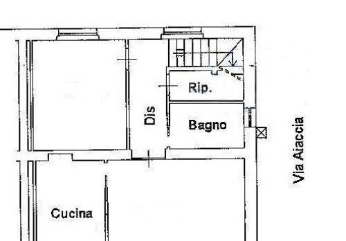 Planimetria Appartamento - Loc. Stagno, Via Aiaccia n. 86